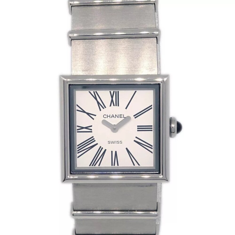 Chanel Mademoiselle Quartz Watch SS Y.N.114014 184517 - Picture 2 of 16
